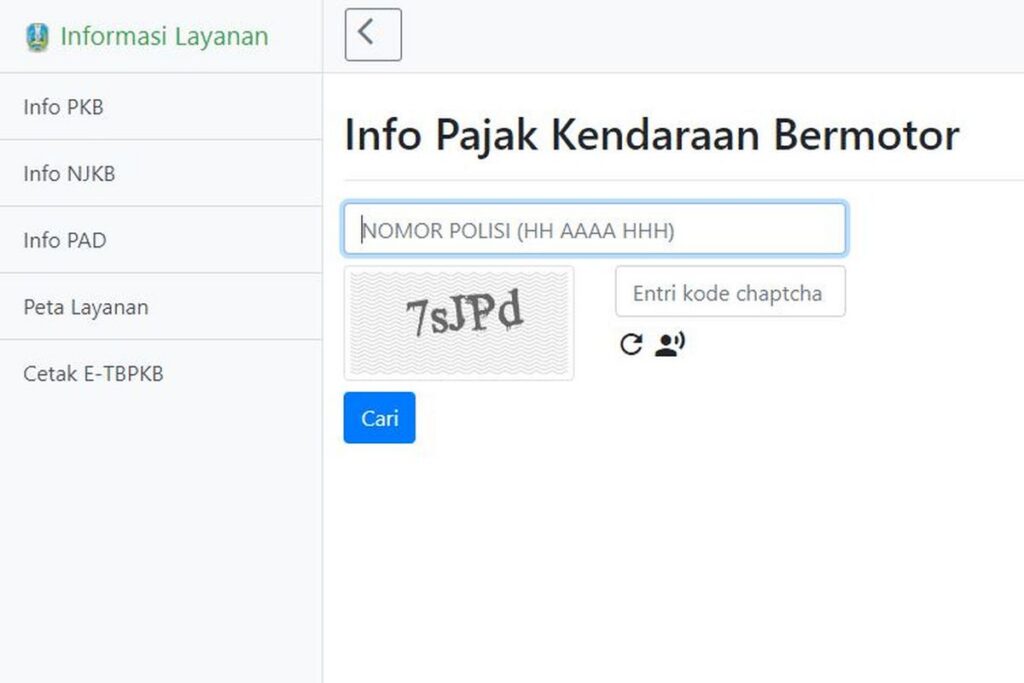 Cara Cek Pajak Kendaraan Bermotor Online dengan Nomor Polisi, Praktis Tanpa Antre 20 Cara Cek Pajak Kendaraan Bermotor Online1