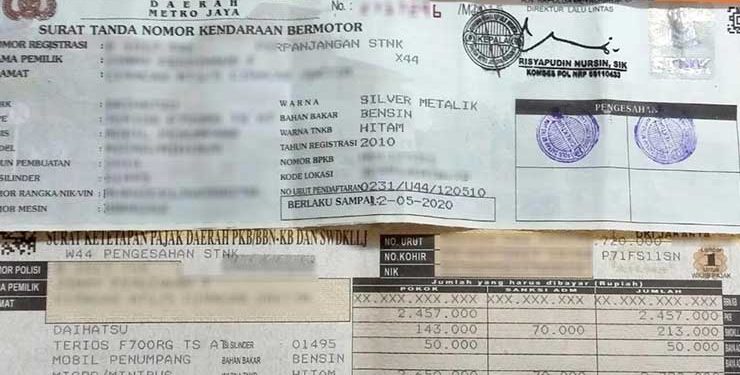 Cara Cek Status Blokir Kendaraan Bekas