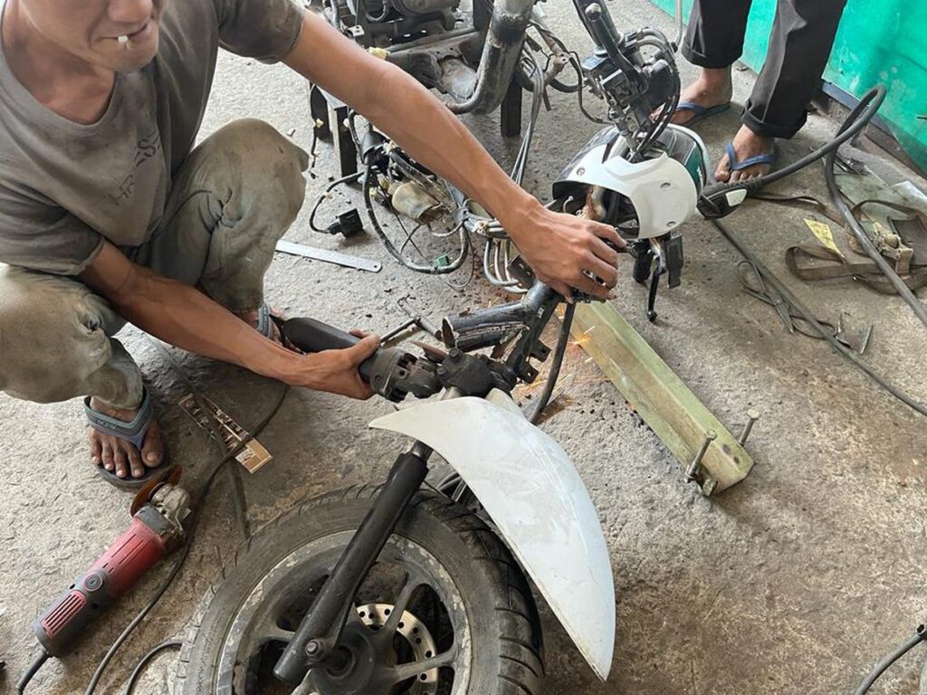 Cara Mengetahui Rangka Motor Pernah Las atau Pernah Jatuh