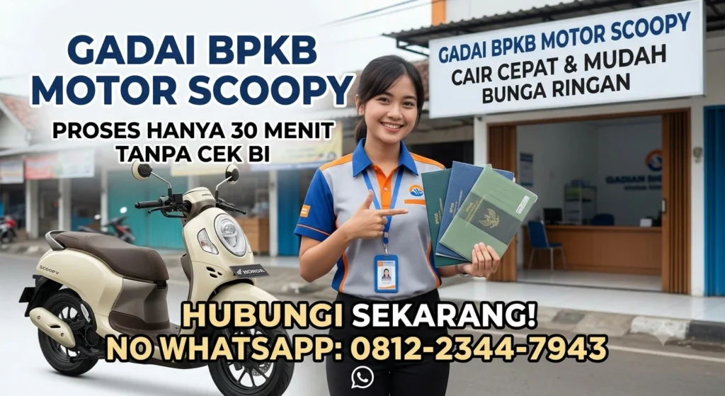 Gadai BPKB Motor Scoopy: Solusi Cepat dan Aman untuk Kebutuhan Dana Tunai 2 Gadai BPKB Motor Scoopy