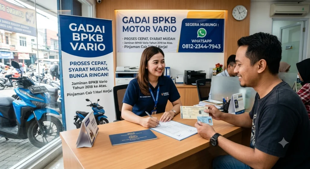 Gadai BPKB Motor Vario